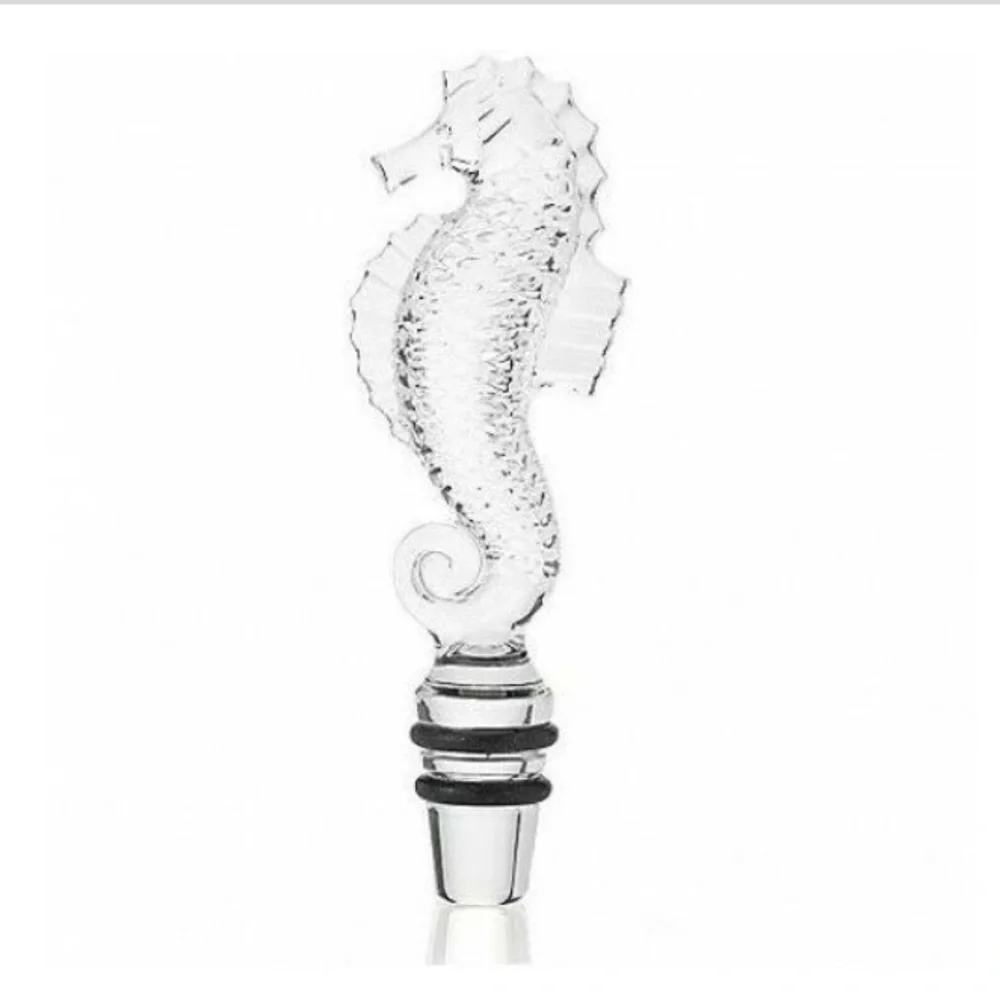 Waterford SEAHORSE wine bottle stopper